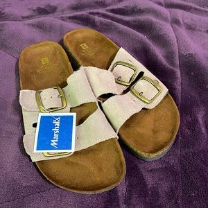 White Mountain Genuine Leather Upper Sandals